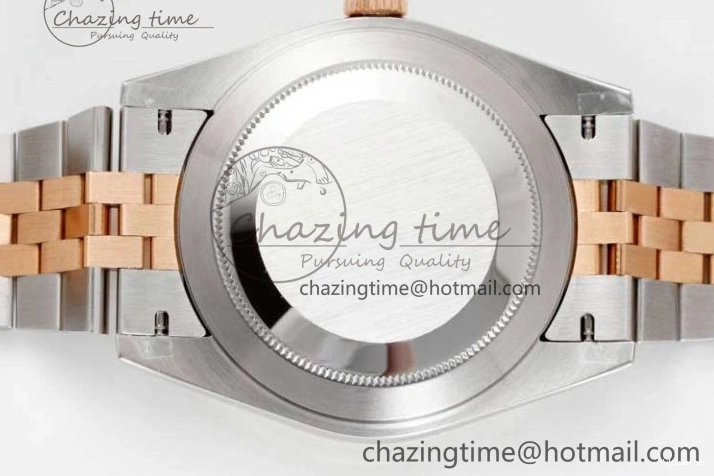 Jubilee Edition Dial VR3235 904L JDF RG V2 Steel Diamonds SS 41 RG Bracelet SS 1:1 Best DateJust Brown on 0828